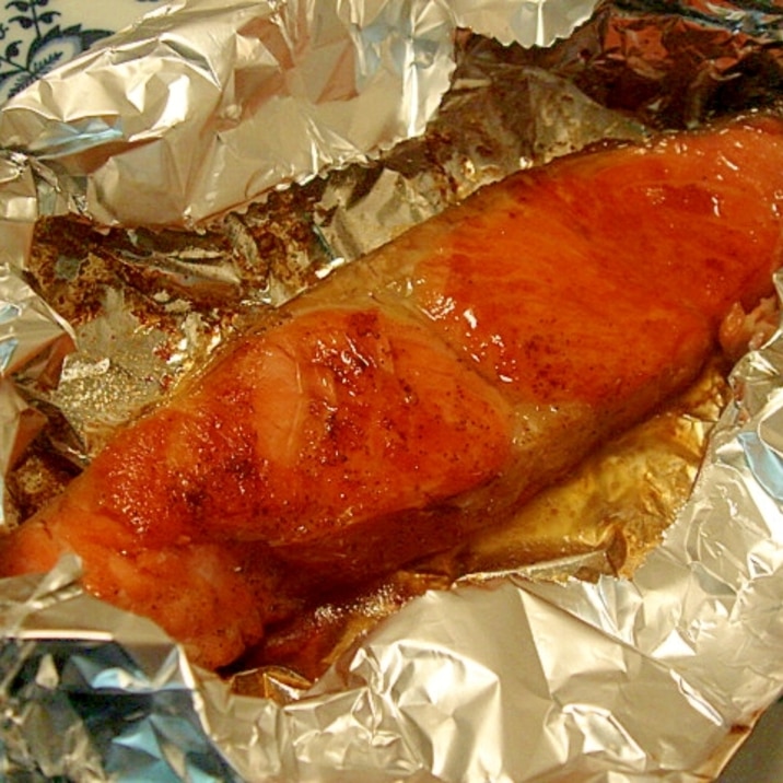 鮭のバター醤油焼き フライパンで♥